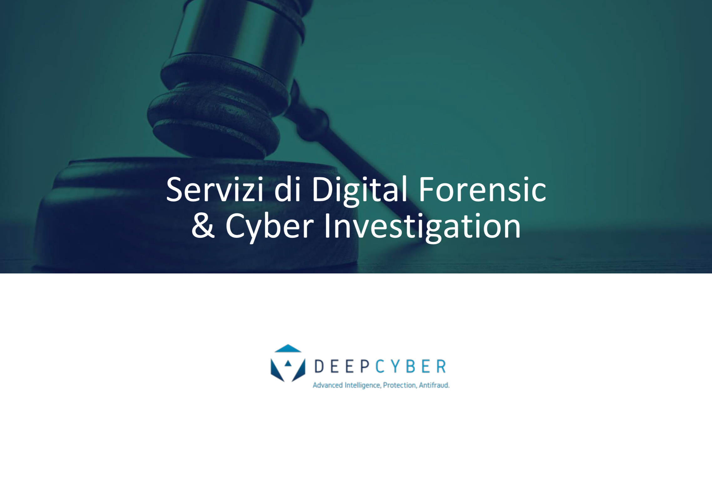 Servizi di Digital Forensic & Cyber Investigation